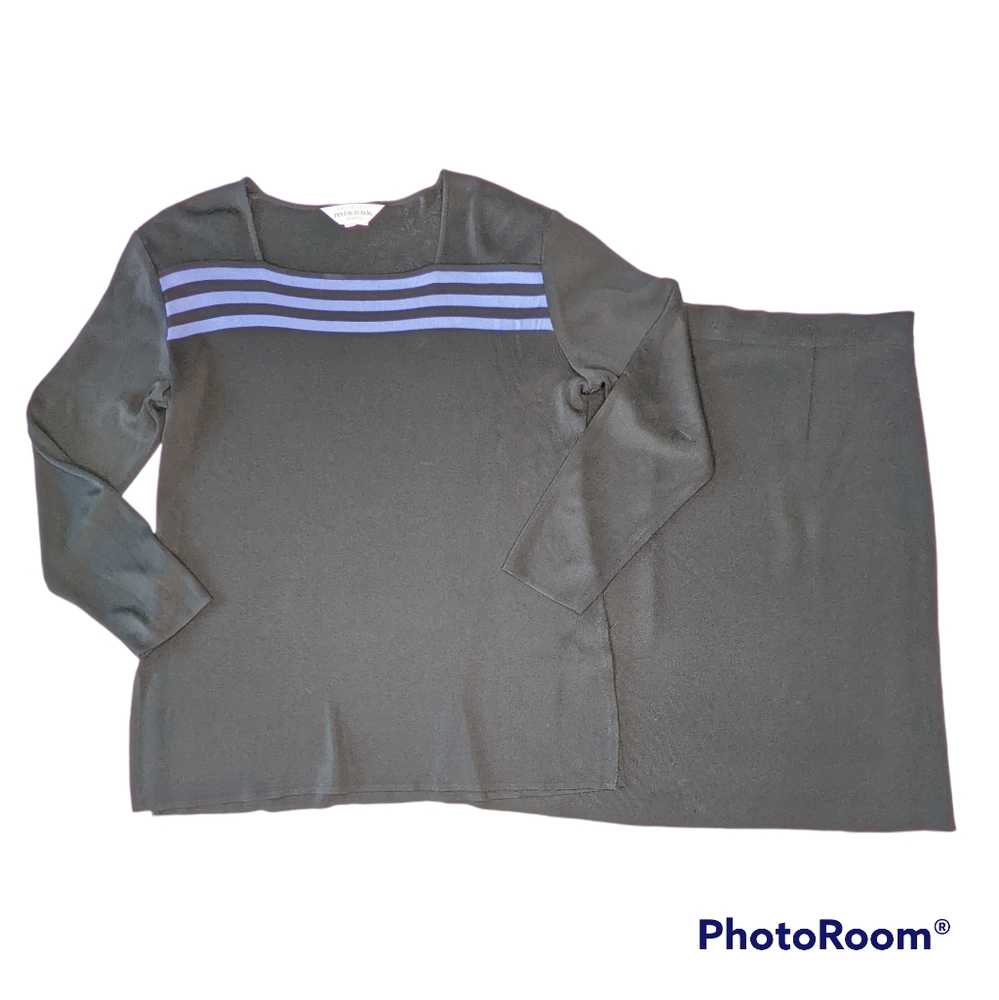 Vintage Exclusively Misook Top and Skirt